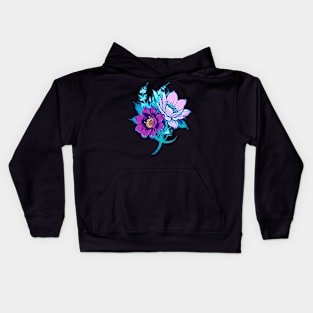 Cyberpunk Flowers Kids Hoodie